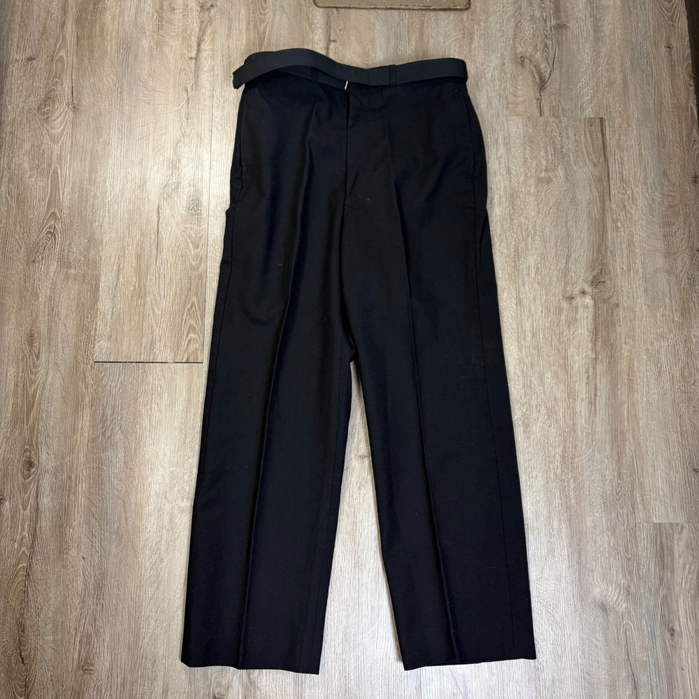 VTG U.S. Navy Dress Trousers 32L - Blue 3346 - 100% Wool Pants